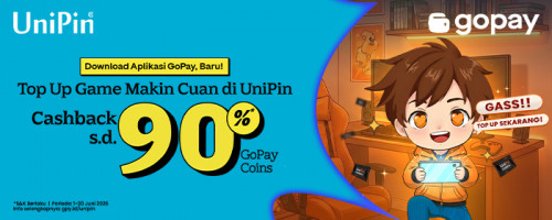 Top Up Pakai GoPay Cashback 90% GoPay Coins!